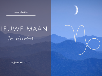 Astrologie | Nieuwe maan in Steenbok