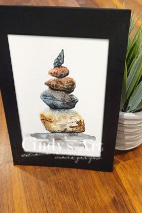 Rock Cairns Watercolor Paint Kits