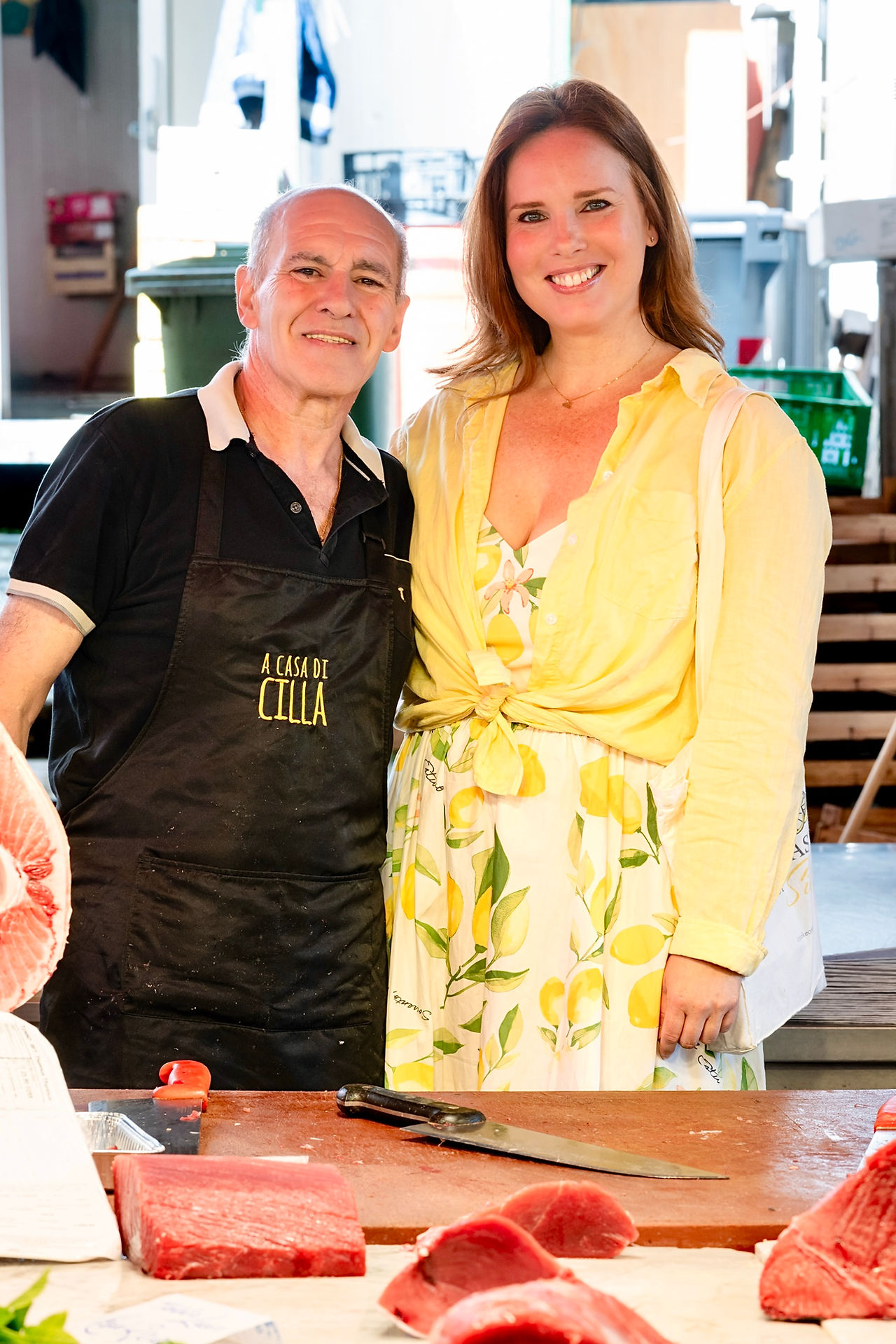 Fishmonger, Mercato del Capo Priscilla Stuart market Tour