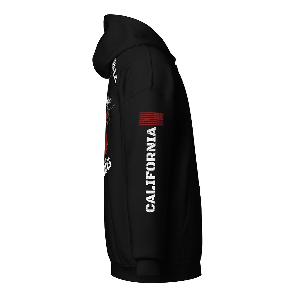 Thumbnail: CALIFORNIA STRONG THROUGH CHRIST Zip up Hoodie