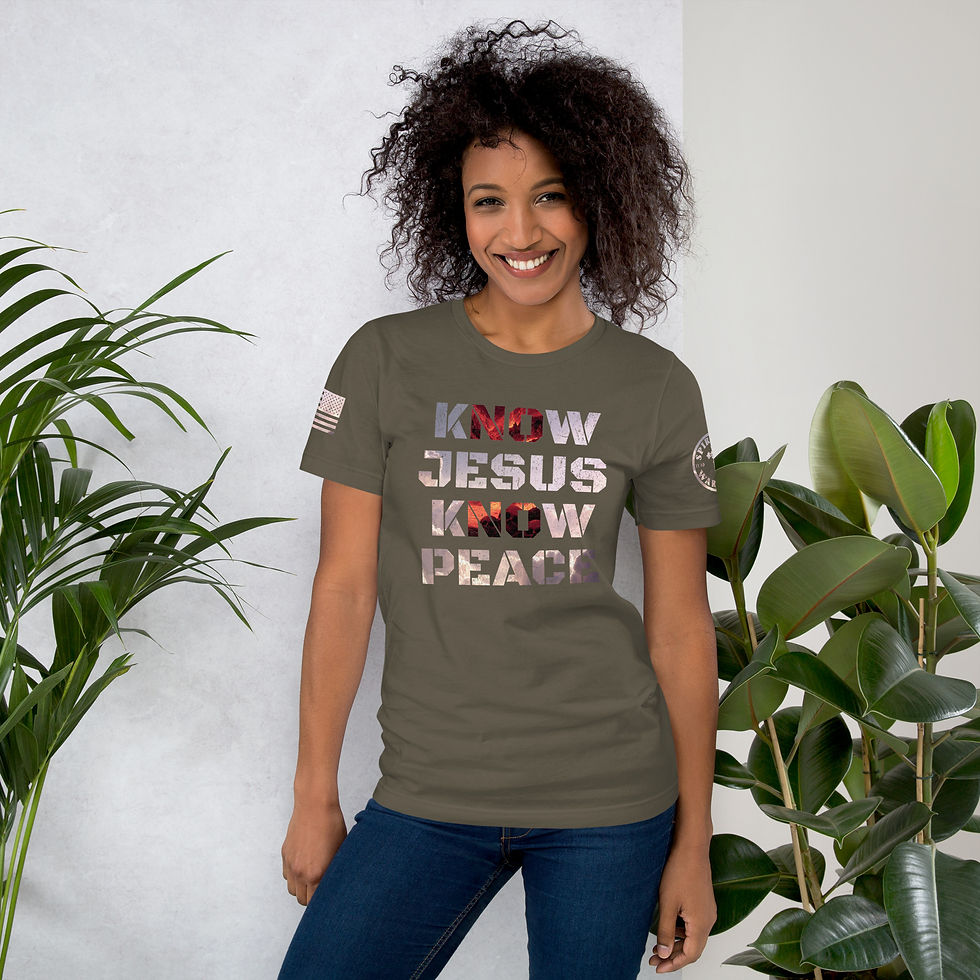 Thumbnail: KNOW JESUS KNOW PEACE Unisex T-shirt