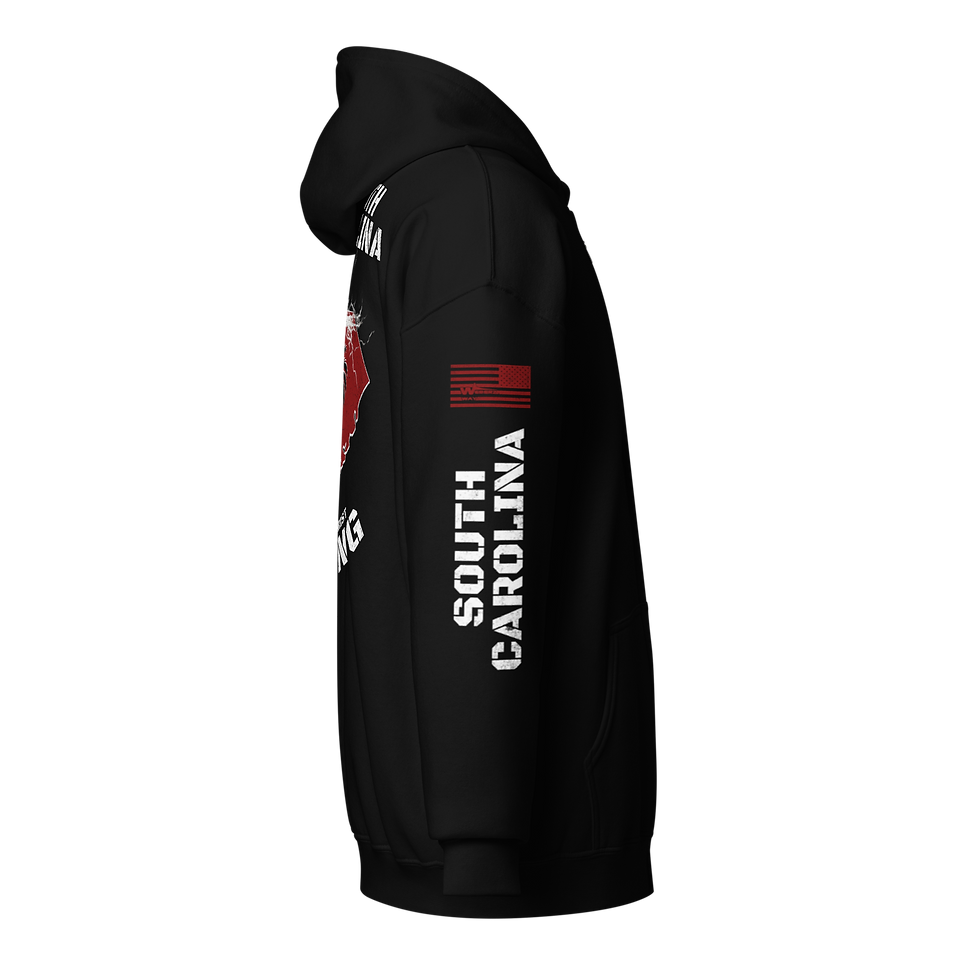 Thumbnail: SOUTH CAROLINA STRONG THROUGH CHRIST Zip up Hoodie