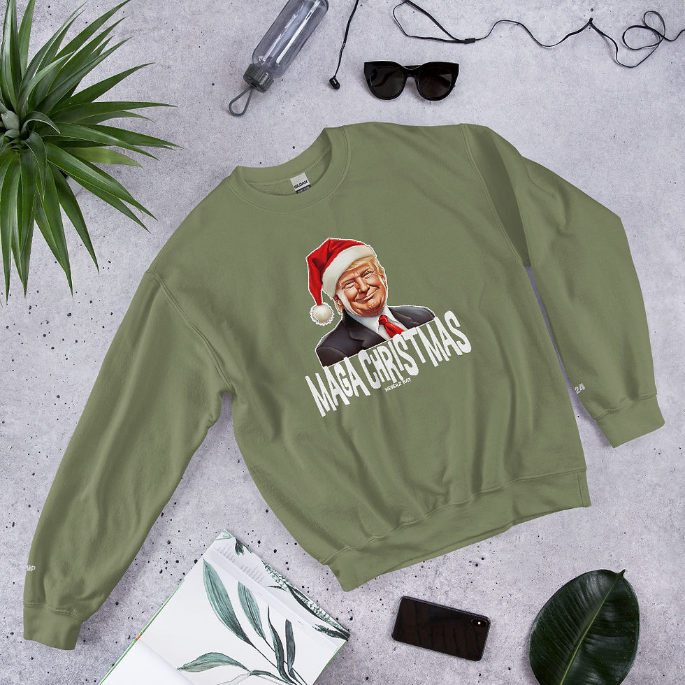 Thumbnail: MAGA CHRISTMAS (W) Unisex Sweatshirt