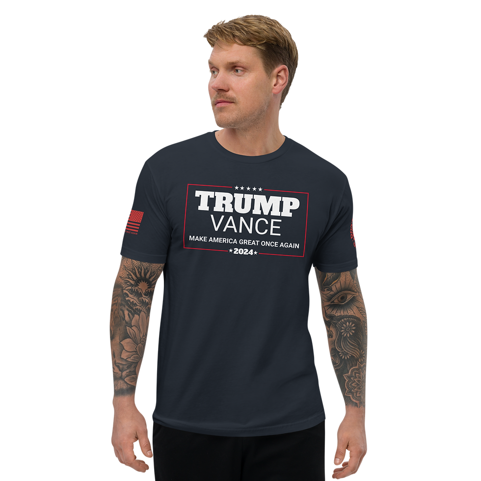 Thumbnail: OFFICIAL TRUMP VANCE 2024 (RW) Fitted T-shirt