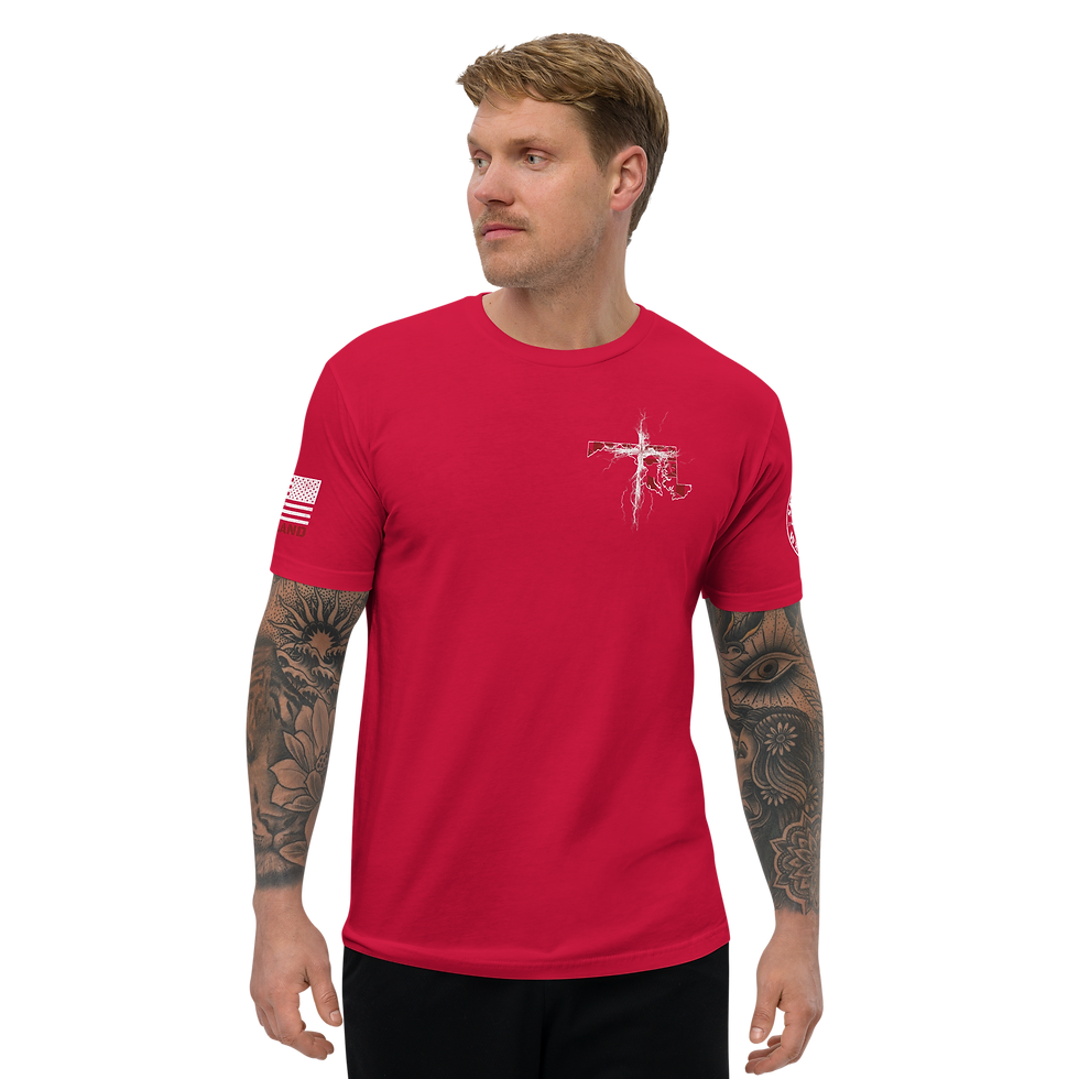Thumbnail: MARYLAND STRONG  THROUGH CHRIST Fitted T-shirt