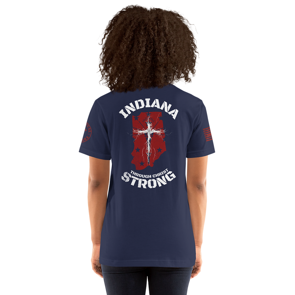Thumbnail: INDIANA  STRONG THROUGH CHRIST T-shirt