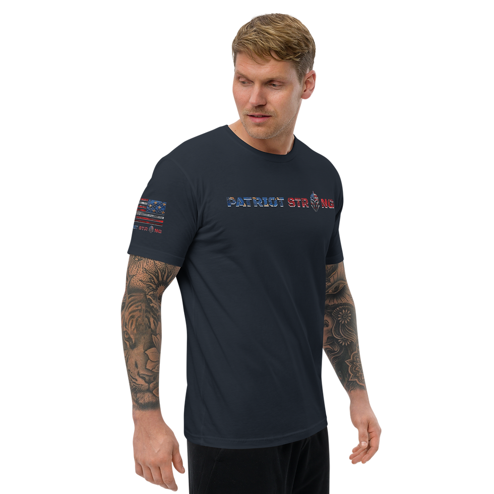 Thumbnail: PATRIOT STRONG (AMERICAN) Fitted T-shirt