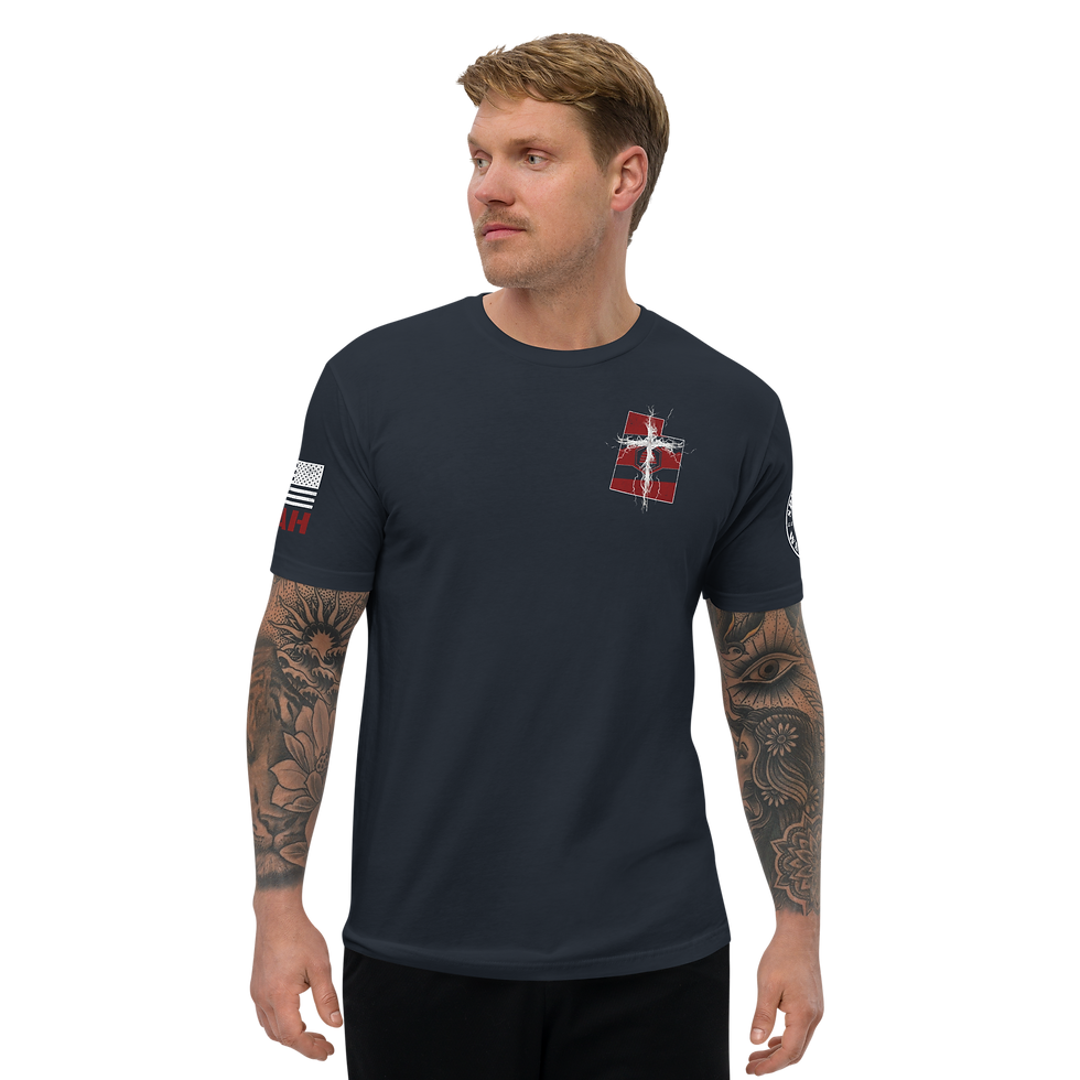 Thumbnail: UTAH STRONG THROUGH CHRIST Fitted T-shirt
