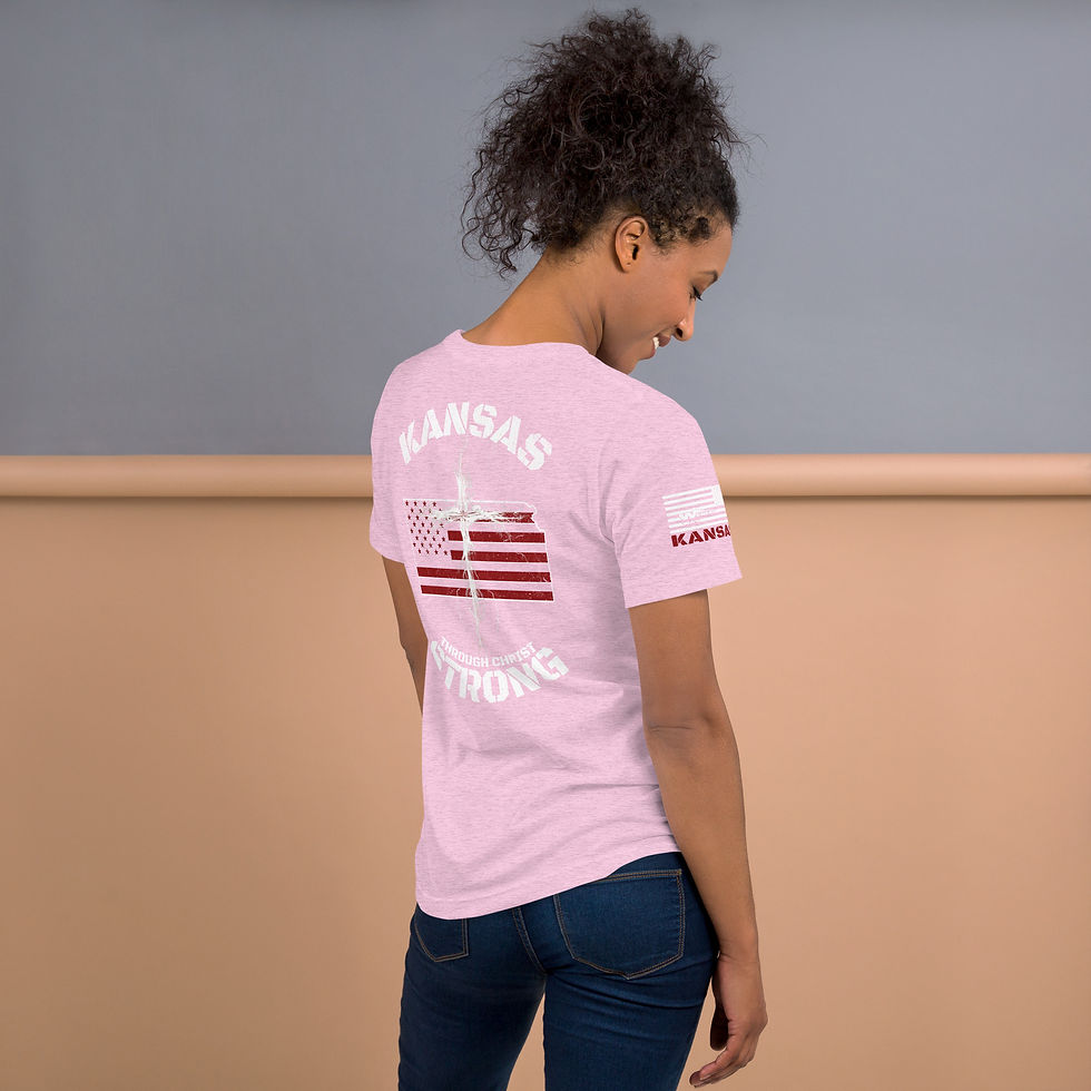 Thumbnail: KANSAS STRONG THROUGH CHRIST T-shirt