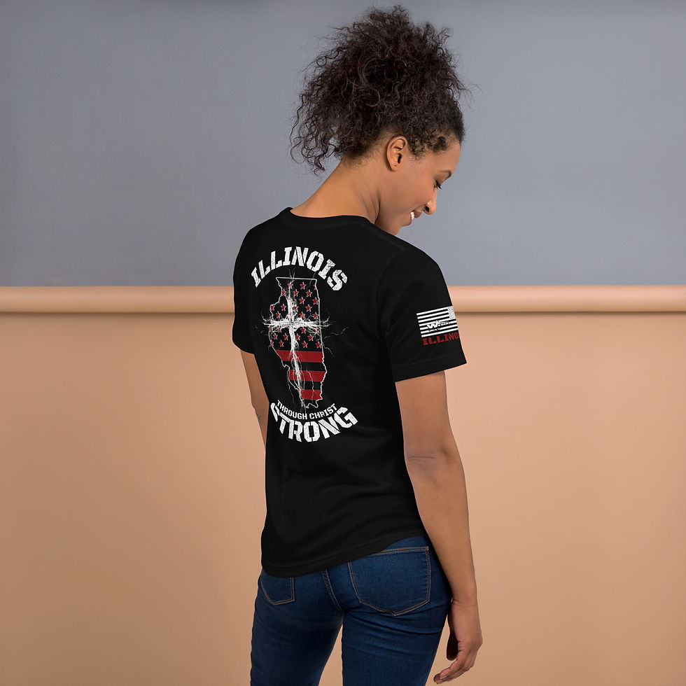 Thumbnail: ILLINOIS STRONG THROUGH CHRIST T-shirt