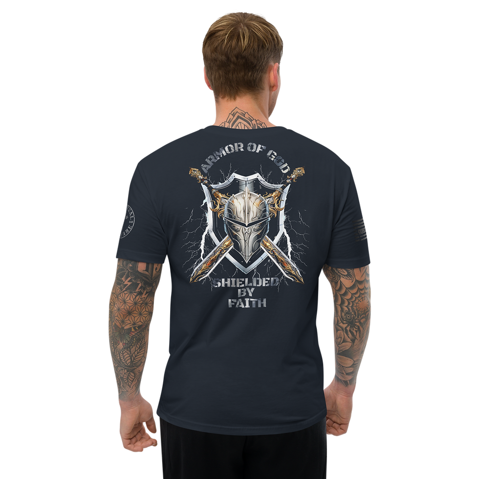 Thumbnail: ARMOR OF GOD Fitted T-shirt
