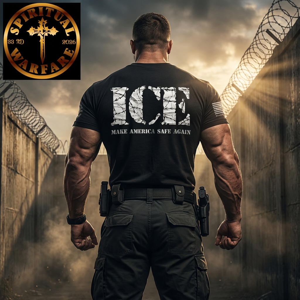 (ICE) ALLIGATOR ALCATRAZ Fitted T-shirt