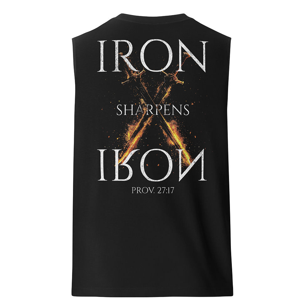 Thumbnail: IRON SHARPENS IRON Muscle Shirt 