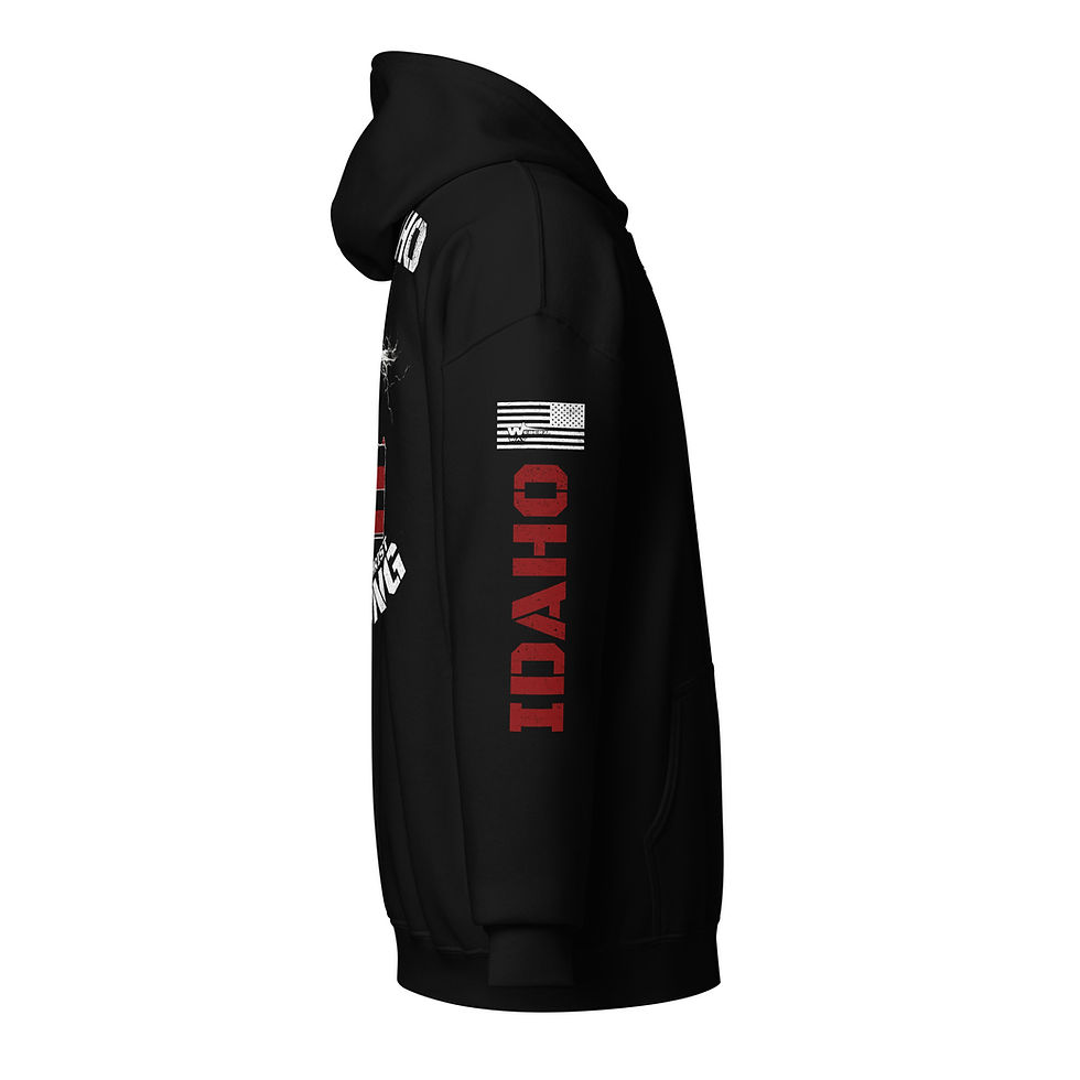 Thumbnail: IDAHO STRONG THROUGH CHRIST Zip up Hoodie