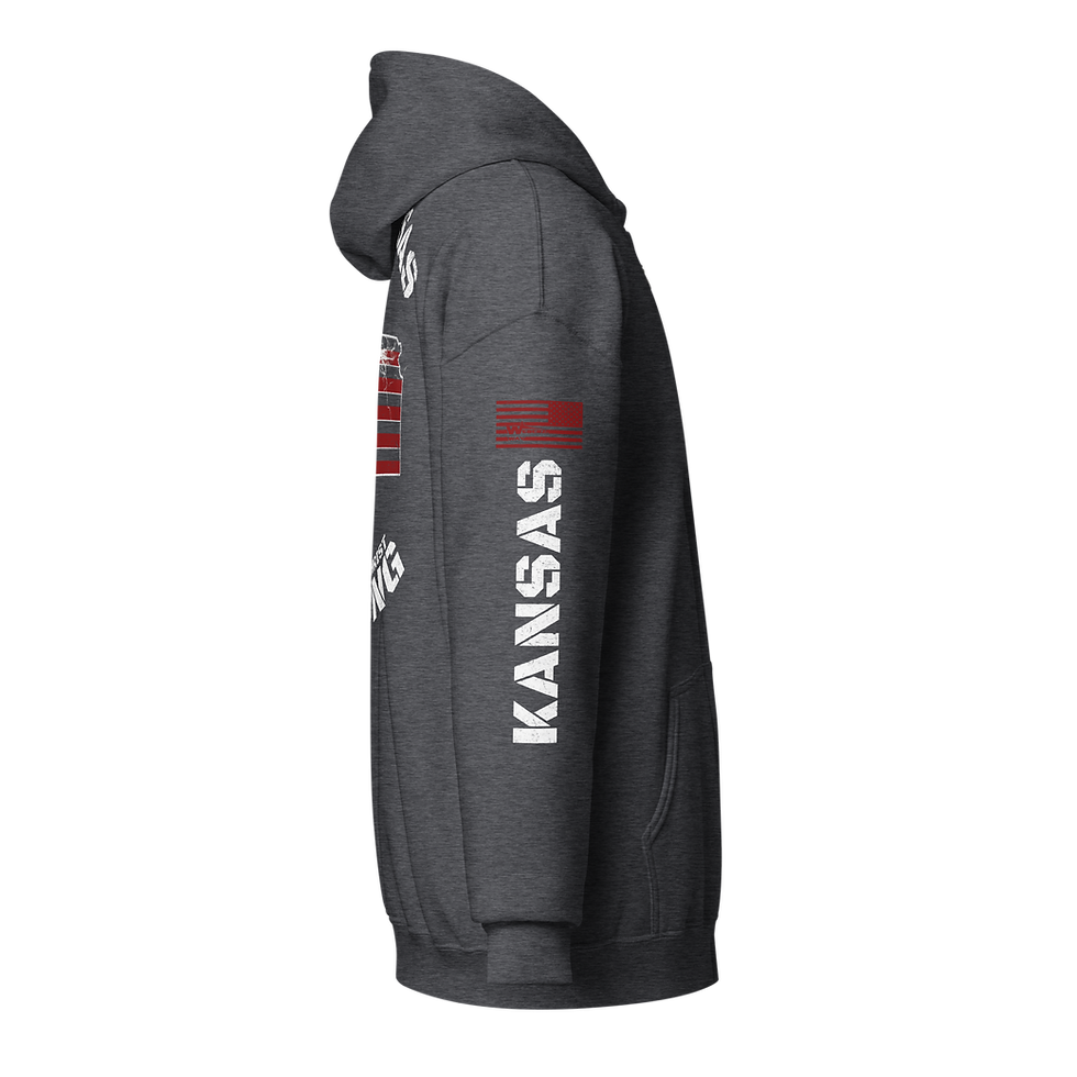 Thumbnail: KANSAS STRONG THROUGH CHRIST Zip up Hoodie