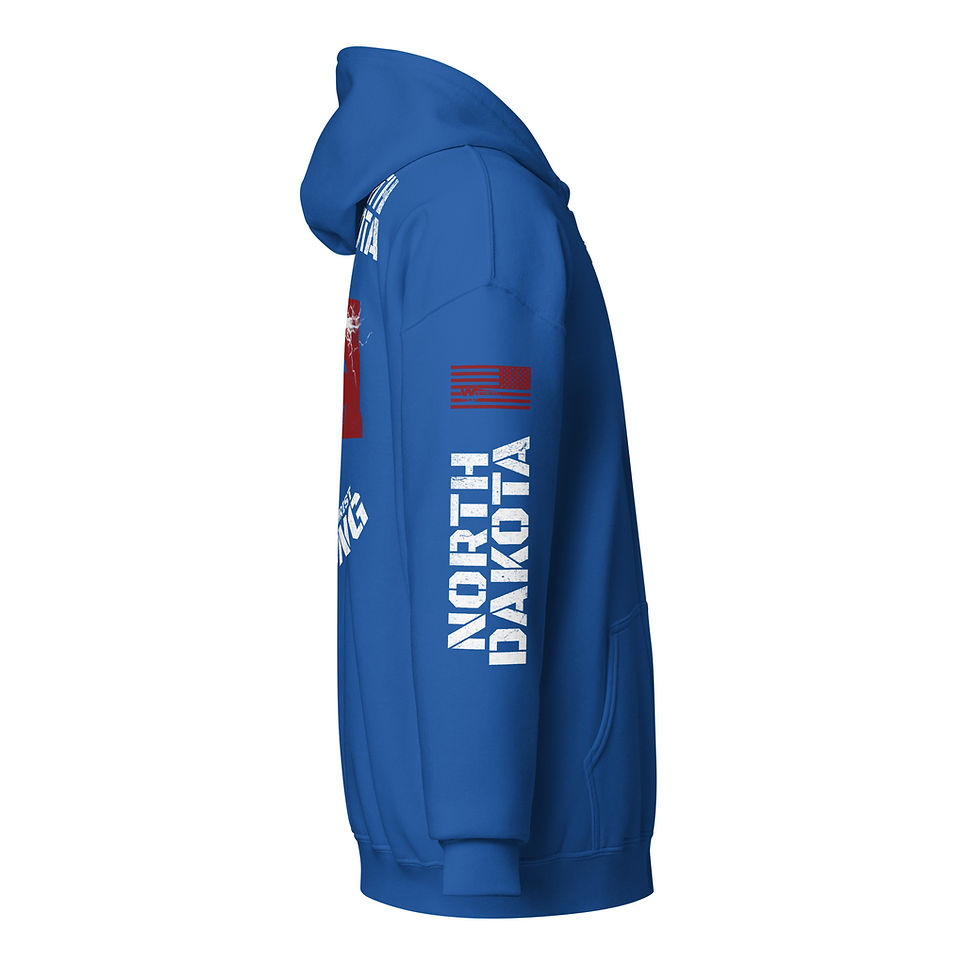 Thumbnail: NORTH DAKOTA  Zip up Hoodie