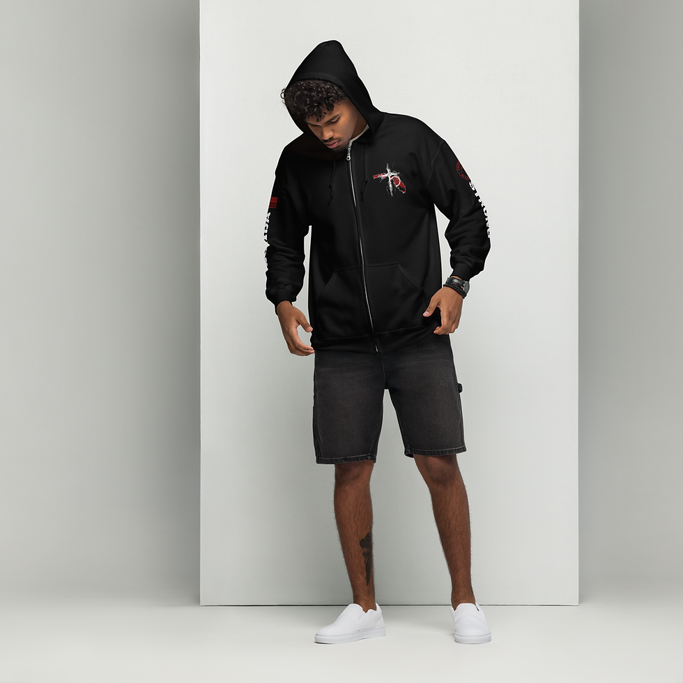 Thumbnail: FLORIDA STRONG THROUGH CHRIST Zip up Hoodie