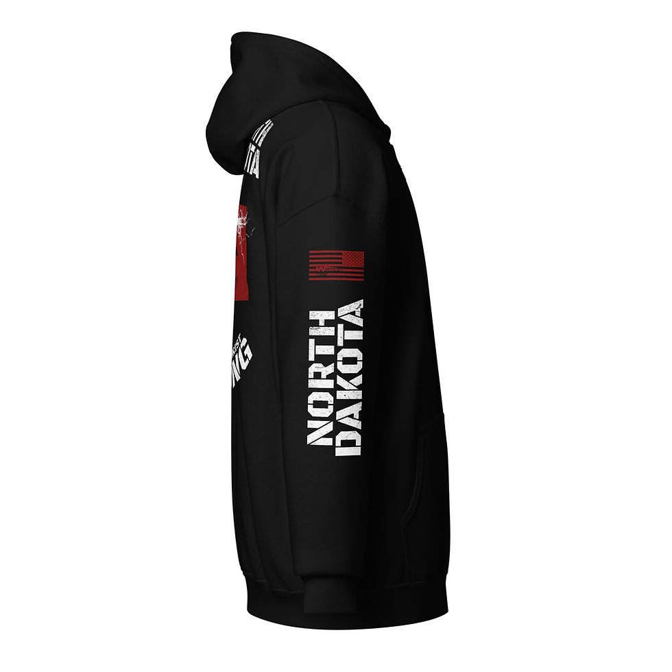 Thumbnail: NORTH DAKOTA  Zip up Hoodie