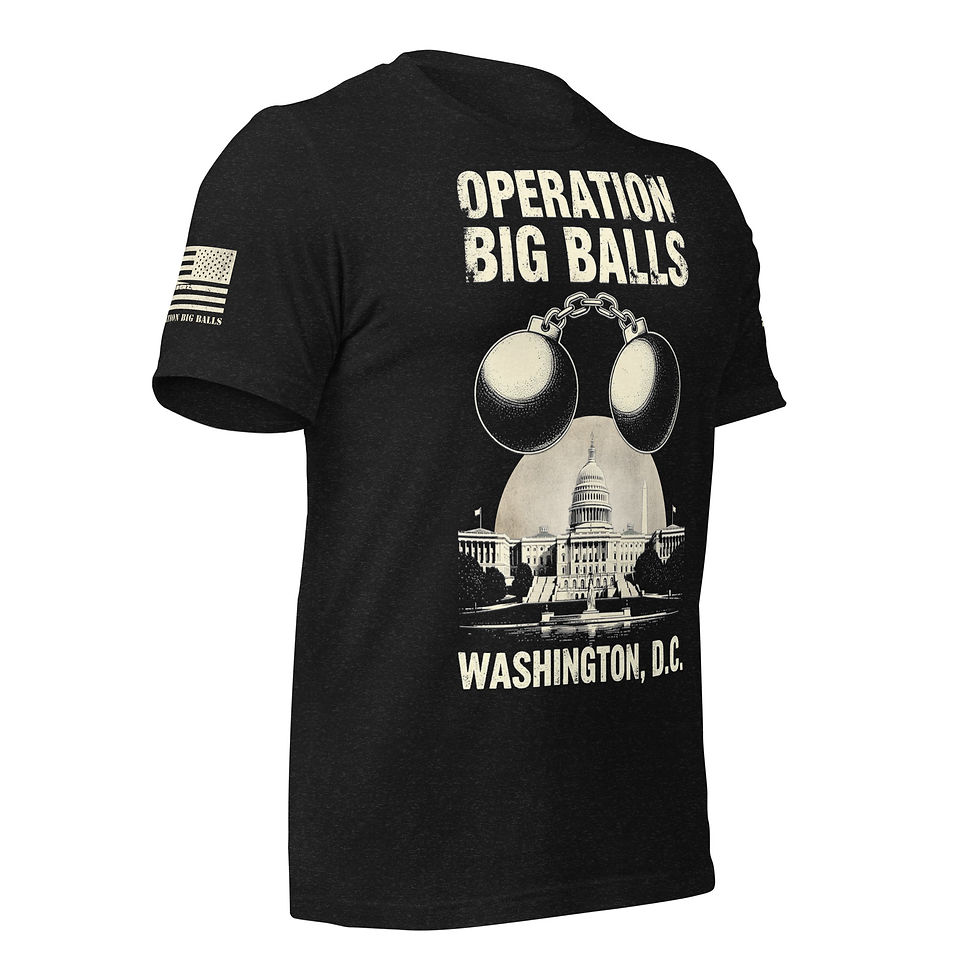 Thumbnail: OPERATION BIG BALLS Unisex T-shirt