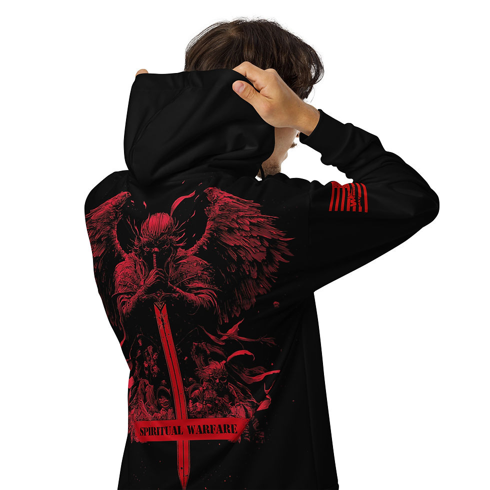 Thumbnail: SPIRITUAL WARFARE Unisex Zip Hoodie