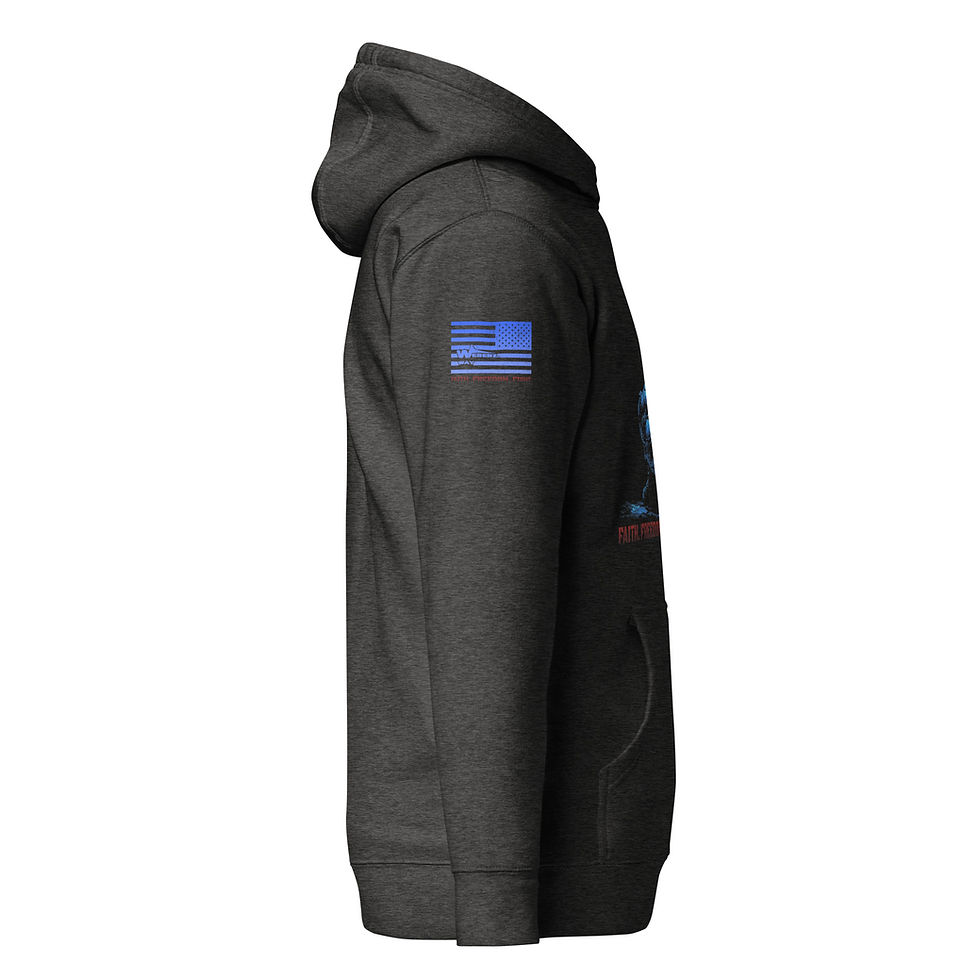 Thumbnail: FAITH FREEDOM FIGHT Unisex Hoodie