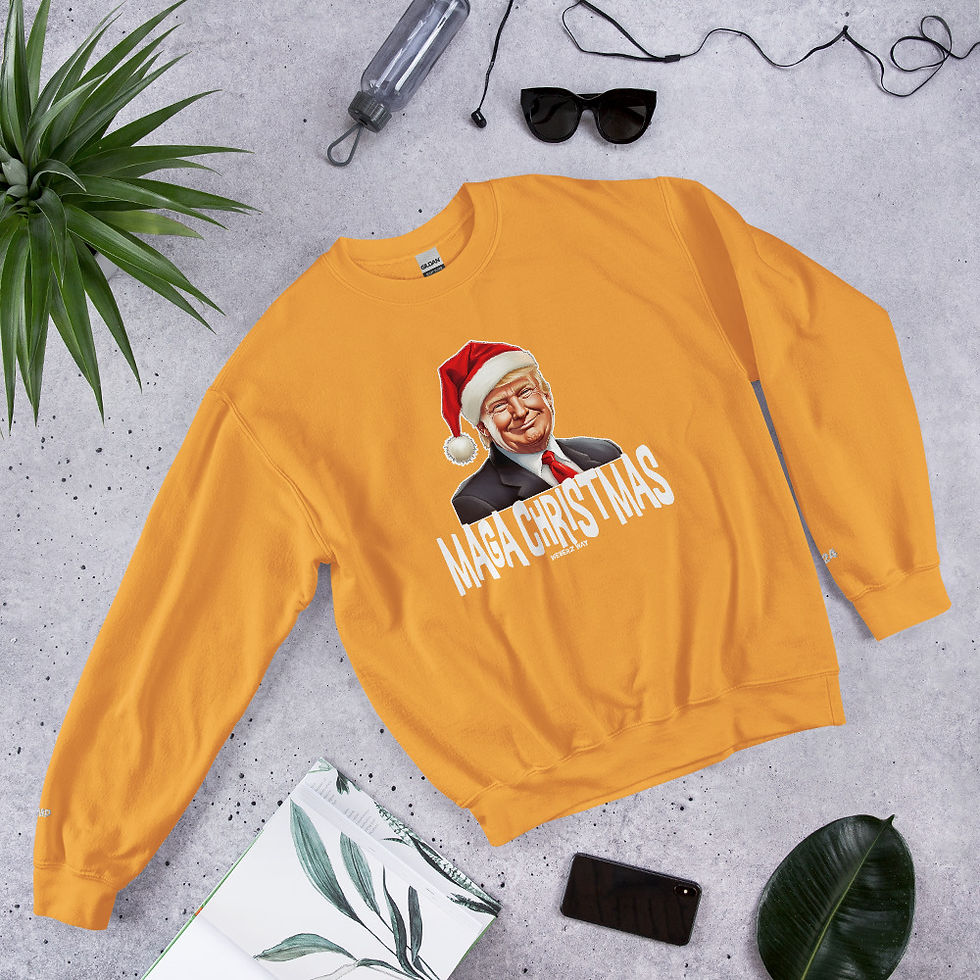 Thumbnail: MAGA CHRISTMAS (W) Unisex Sweatshirt