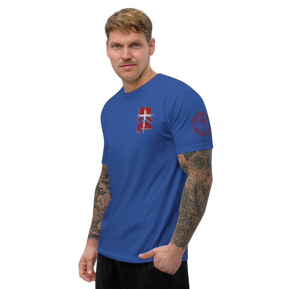 Thumbnail: ALABAMA STRONG THROUGH CHRIST Fitted T-shirt