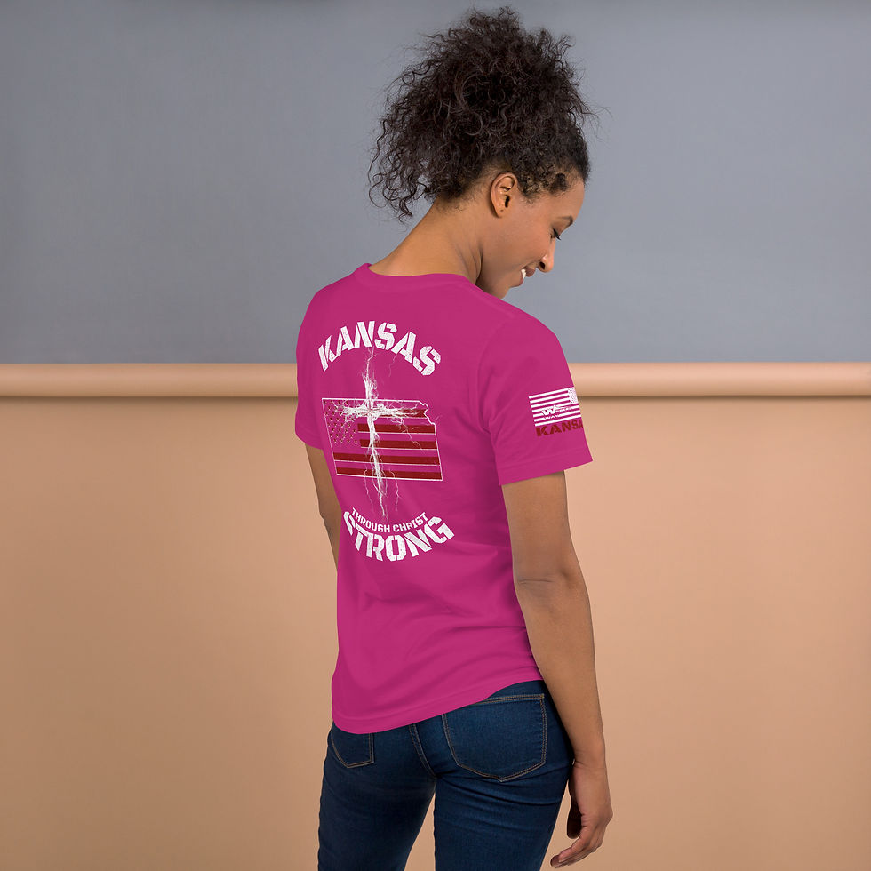 Thumbnail: KANSAS STRONG THROUGH CHRIST T-shirt