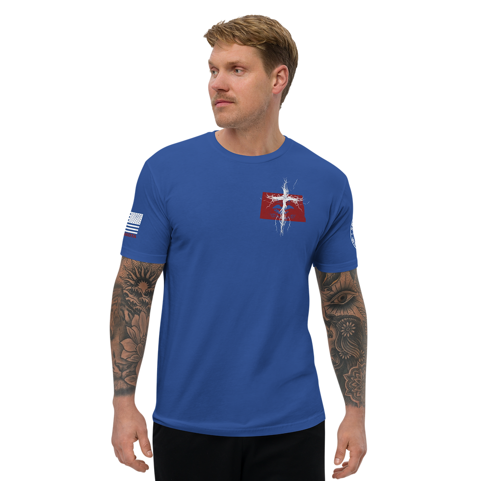 Thumbnail: NORTH DAKOTA Fitted T-shirt