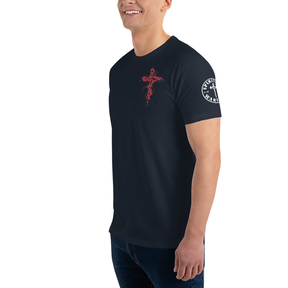 Thumbnail: ZECHARIAH 4:6 Fitted T-shirt