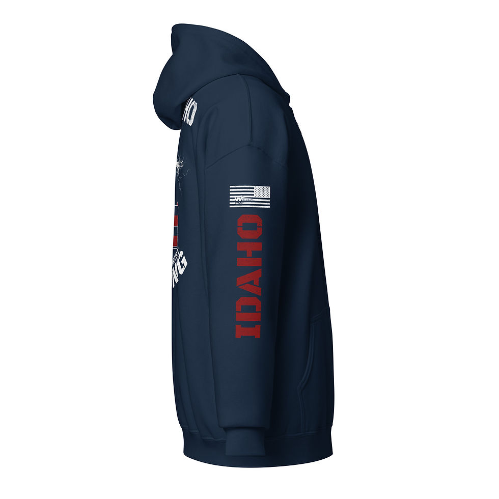 Thumbnail: IDAHO STRONG THROUGH CHRIST Zip up Hoodie