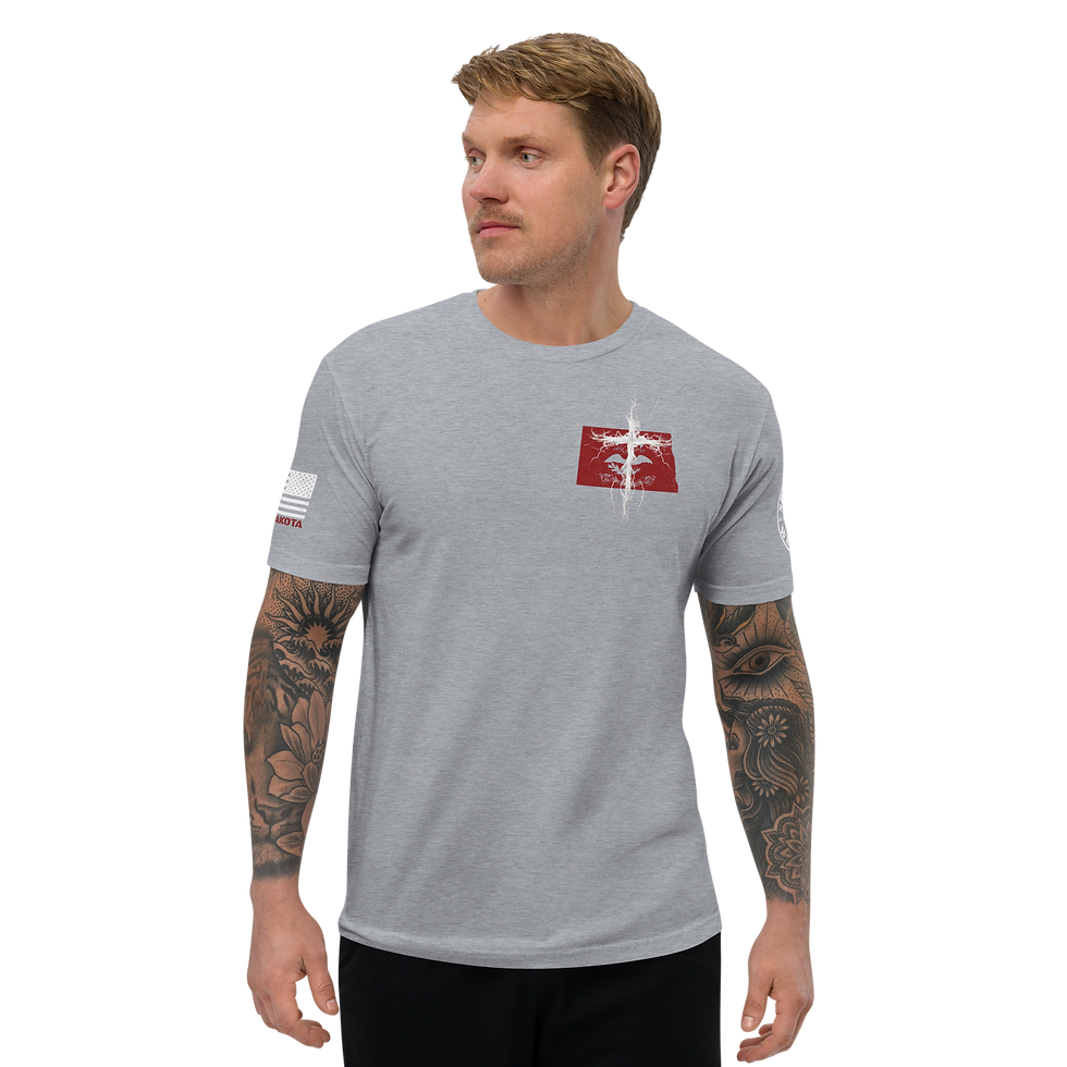 Thumbnail: NORTH DAKOTA Fitted T-shirt