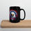Thumbnail: AMERICA FIRST Black Glossy Mug