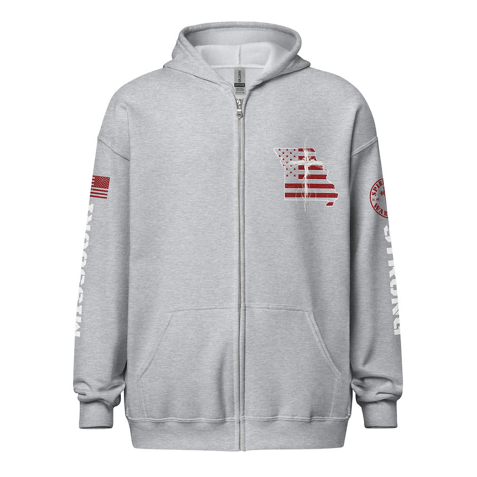 Thumbnail: MISSOURI STRONG THROUGH CHRIST Zip up Hoodie