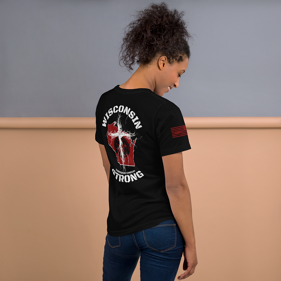 Thumbnail: WISCONSIN STRONG THROUGH CHRIST T-shirt