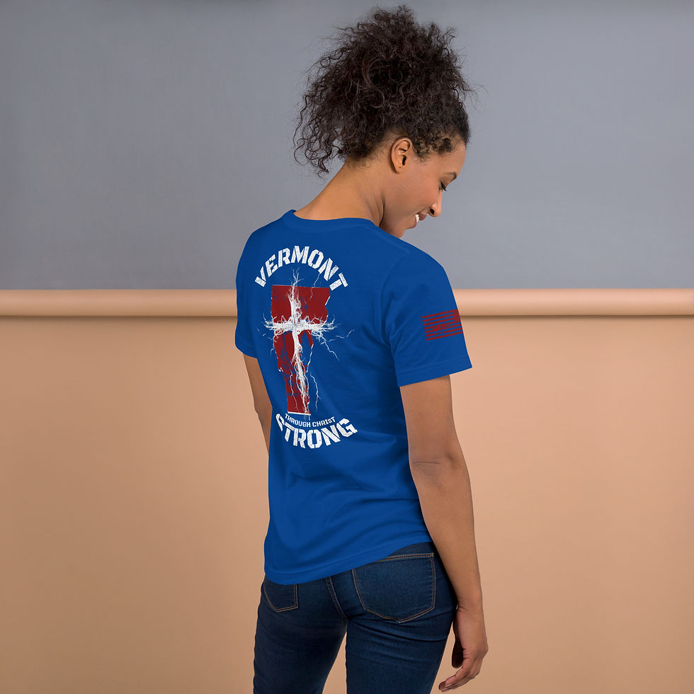 Thumbnail: VERMONT STRONG THROUGH CHRIST T-shirt