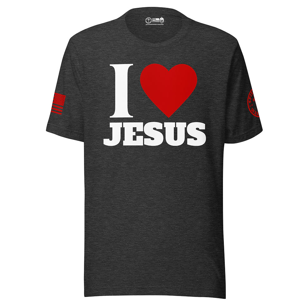 Thumbnail: I LOVE JESUS Unisex T-shirt