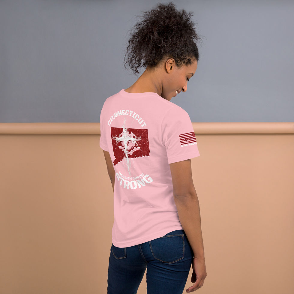 Thumbnail: CONNECTICUT STRONG THROUGH CHRIST T-shirt