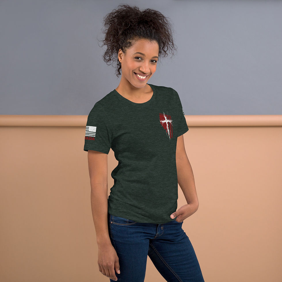 Thumbnail: NEVADA STRONG THROUGH CHRIST T-shirt