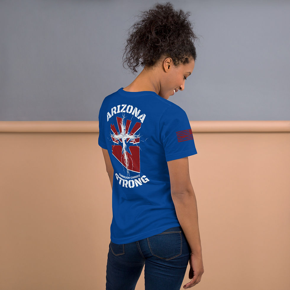 Thumbnail: ARIZONA STRONG THROUGH CHRIST T-shirt