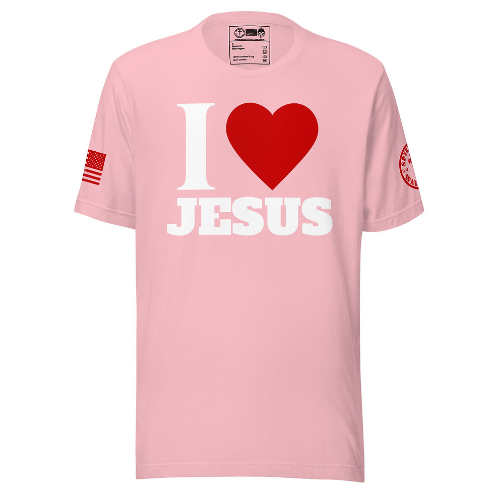 Thumbnail: I LOVE JESUS Unisex T-shirt