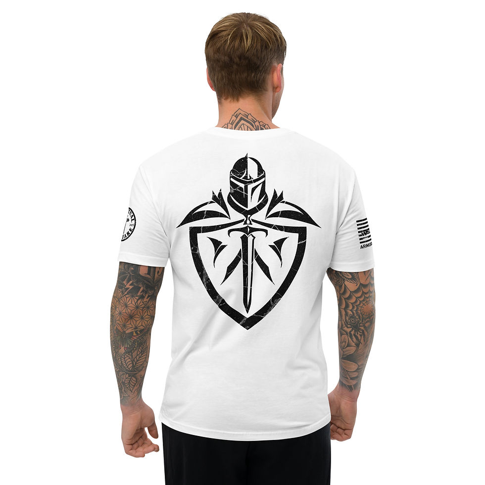 Thumbnail: GOD (Black) Fitted T-shirt