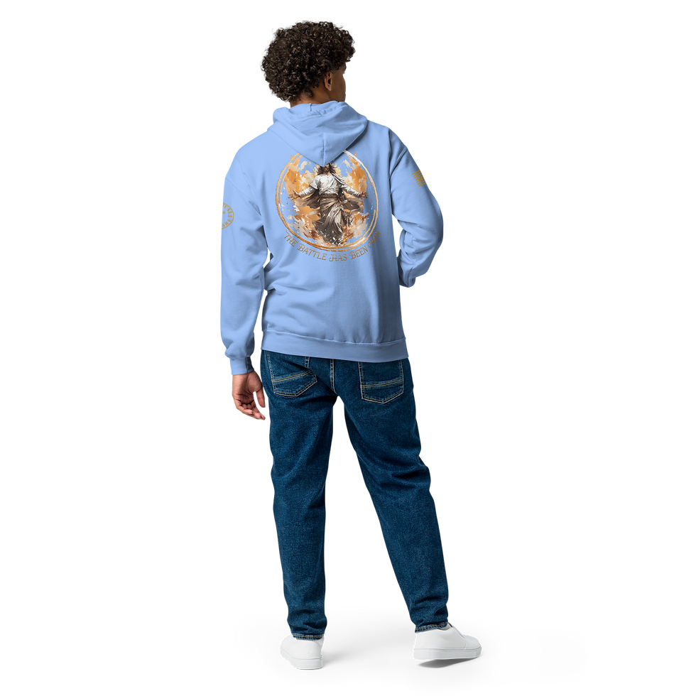 Thumbnail: THE BATTLE HAS BEEN WON Zip Up Hoodie