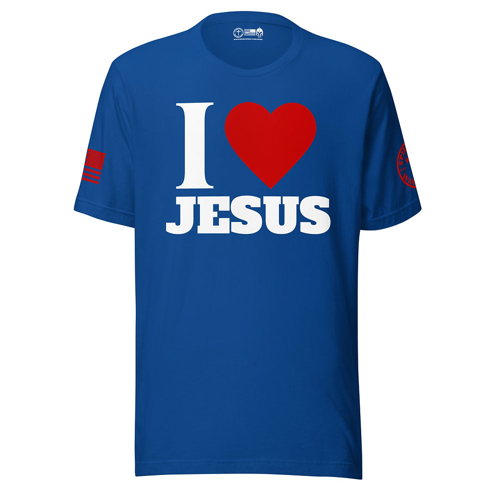 Thumbnail: I LOVE JESUS Unisex T-shirt