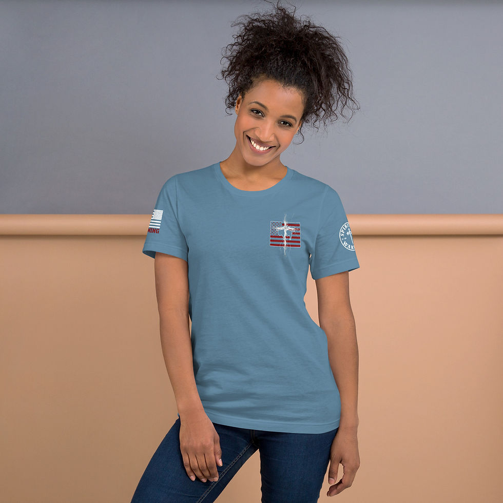 Thumbnail: WYOMING STRONG THROUGH CHRIST T-shirt
