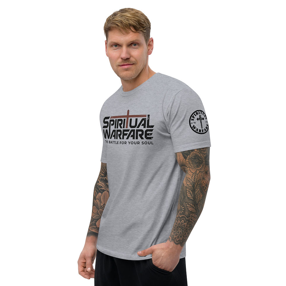 Thumbnail: The Battle for Your Soul Fitted T-shirt