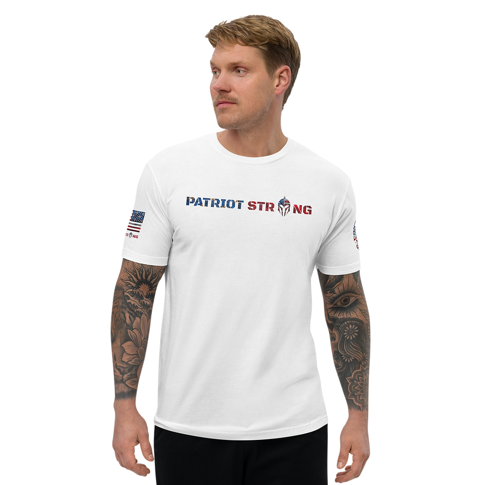 Thumbnail: PATRIOT STRONG (AMERICAN) Fitted T-shirt