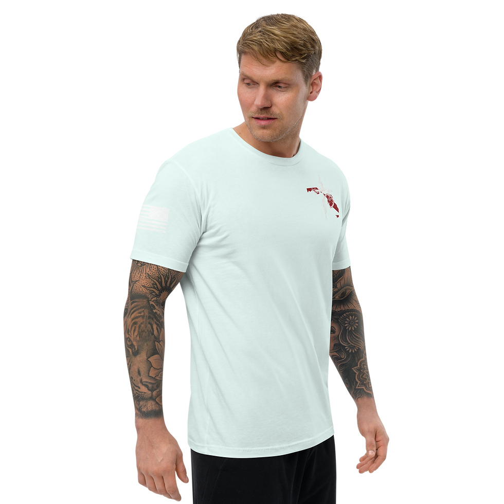 Thumbnail: FLORIDA STRONG THROUGH CHRIST Fitted T-shirt