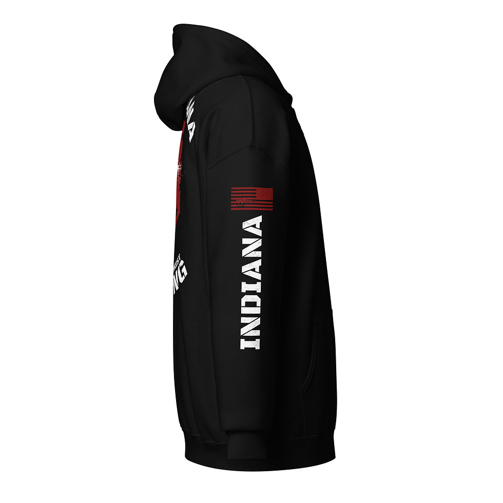 Thumbnail: INDIANA STRONG THROUGH CHRIST  Zip up Hoodie