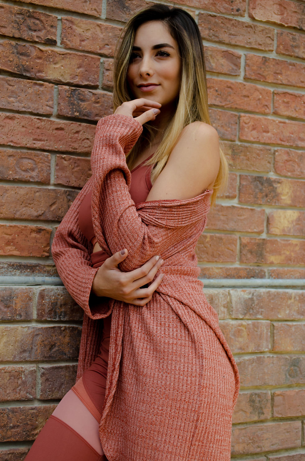 Suéter/Knit Sandra Naranja